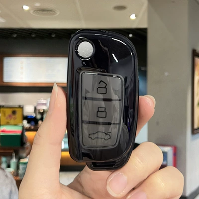 Car key bag – Applicable to Geely Xingrui Key Set - geely-d-model-black-edge-gray-single-shell