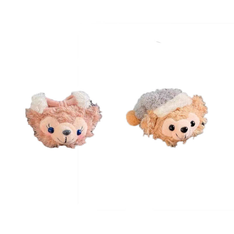 Cute gancho de automóvil de peluche dibujos animados mini creativo invisibles para automóviles colgantes de asiento de automóvil artículos de decoración de respaldo de asiento