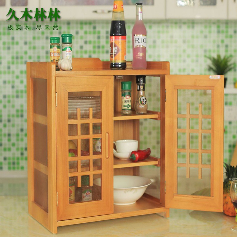防虫实木挂墙小碗柜厨房用储物柜菜柜餐边柜多功能透气整体碗橱柜