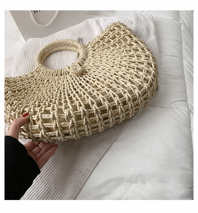 Simple Fashion Straw Woven Bag display picture 19
