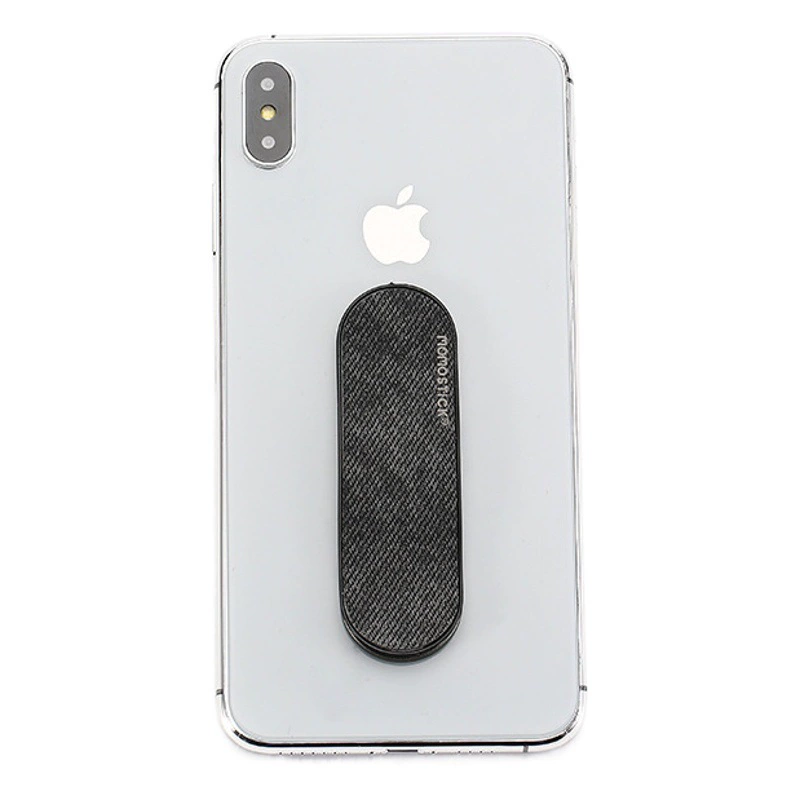 Патентная двухтактная Пряжка для мобильного телефона Momostick с кольцом и подставкой, Настольная наклейка в стиле ретро, искусственная джинсовая кожа из искусственной кожи