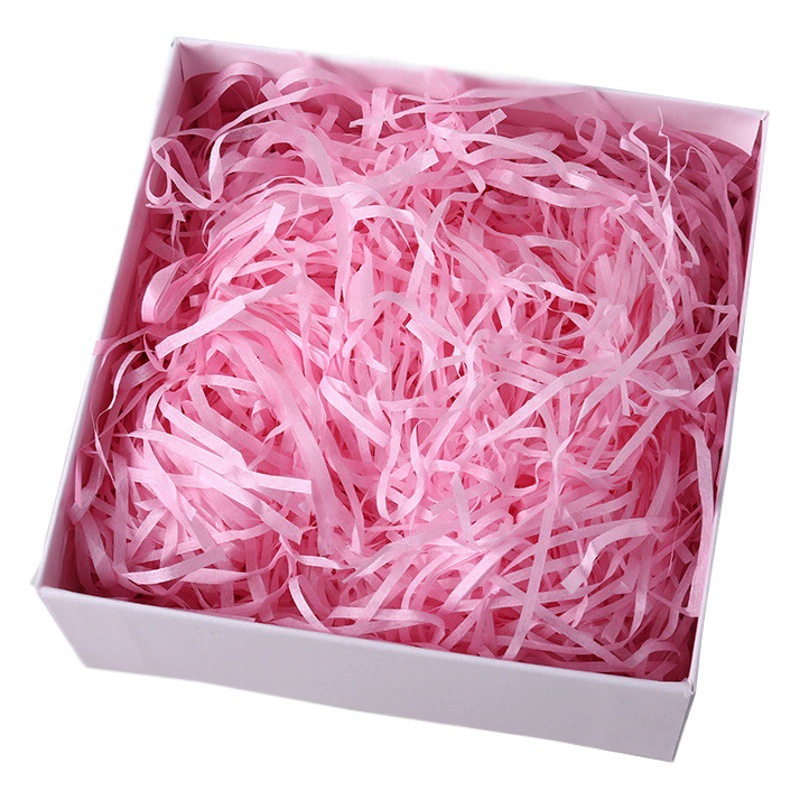 Оптовая Продажа с фабрики Цвет рафия измельченная бумага Свадебная подарочная коробка конфет начинка рафия измельченная бумага в наличии