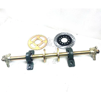 DIY four-wheel off-road motorcycle box, Motorcycle frame - 60cm-rear-axle-complete-set-three-hole-flange