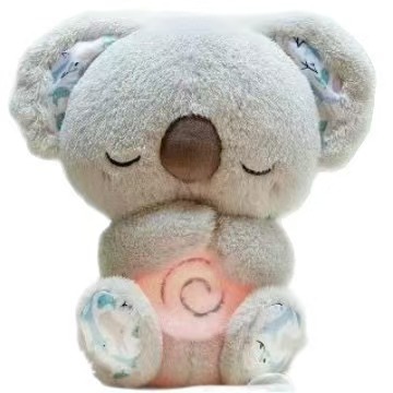 新しいクロスボーダー発光呼吸ぬいぐるみ同行睡眠カワウソぬいぐるみおもちゃ卸売|undefined