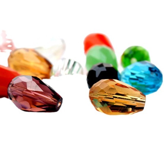 glass curtain drop-shaped