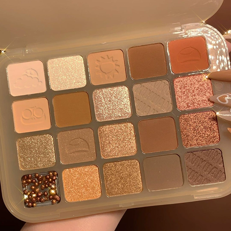 Matte eyeshadow palette, eye shadow, makeup primer, 20 colors, for beginners
