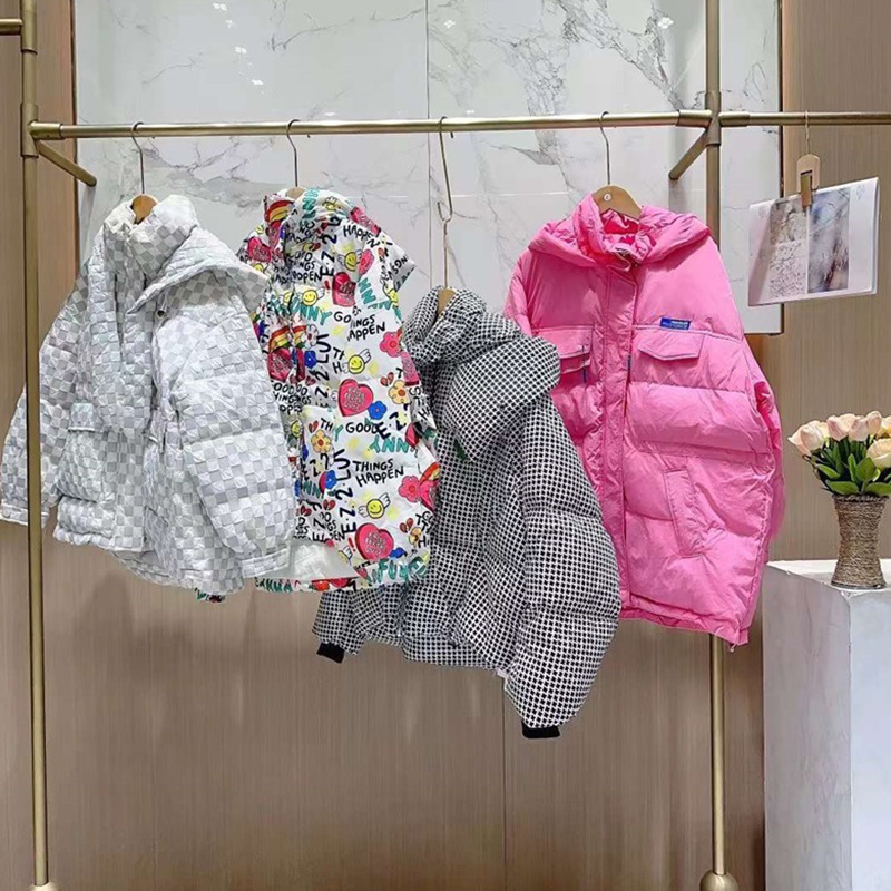 Yuzhi 23 Yi Winter Fashion Korean Style Stand Collar Spliced Large Size Warm down Jacket Jacket Trendy Big Sale Expedition