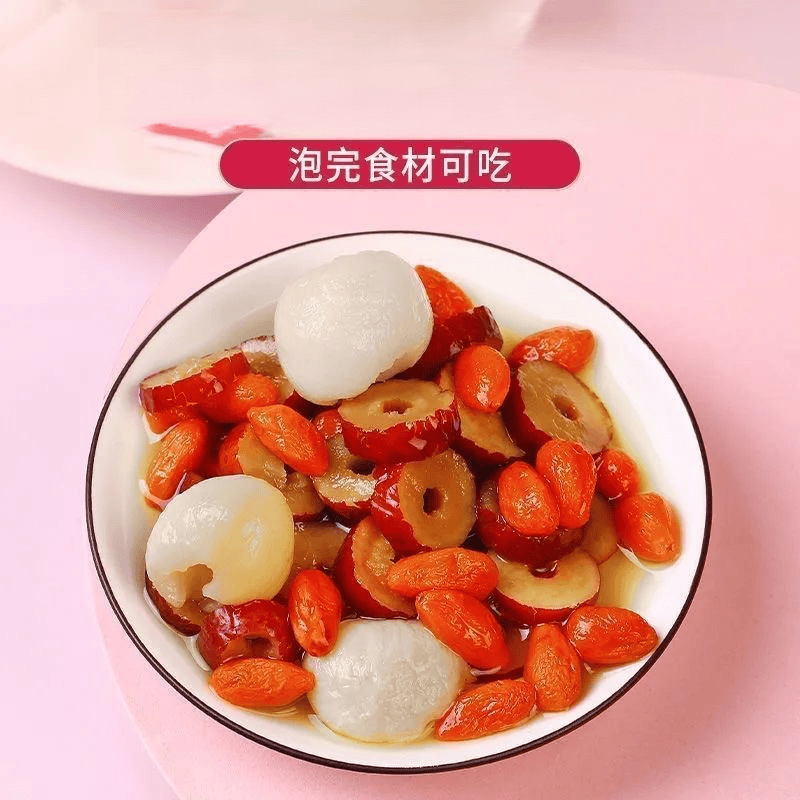 Longan Red Date Goji Goddess Tea 5g x 30 Bags Herbal Wellness Tea in use