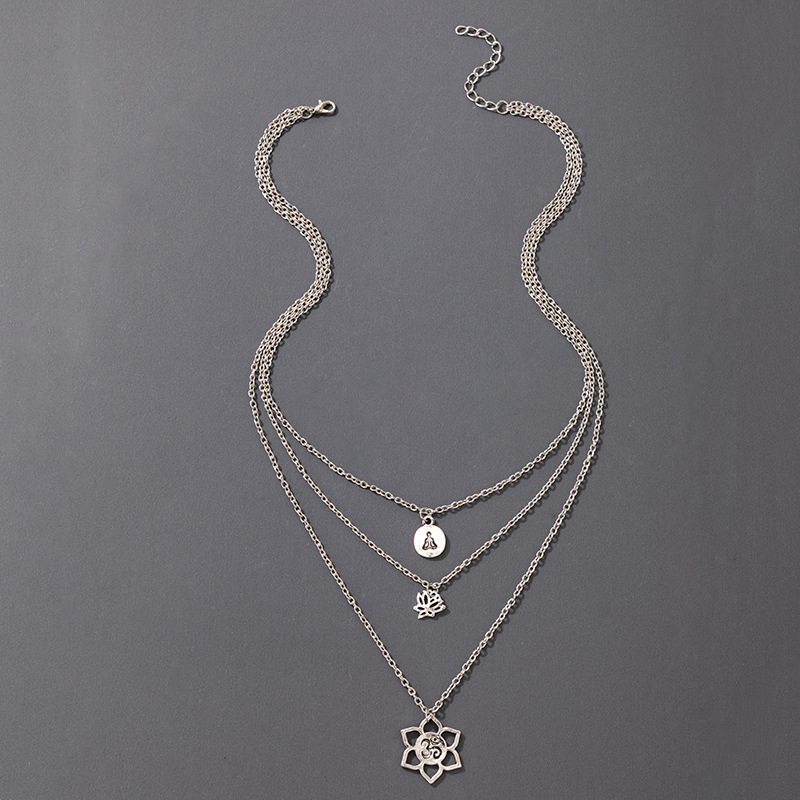 2021 New European and American Autumn Punk Necklace Hip Hop Fashion Metallic Single Layer Necklace T