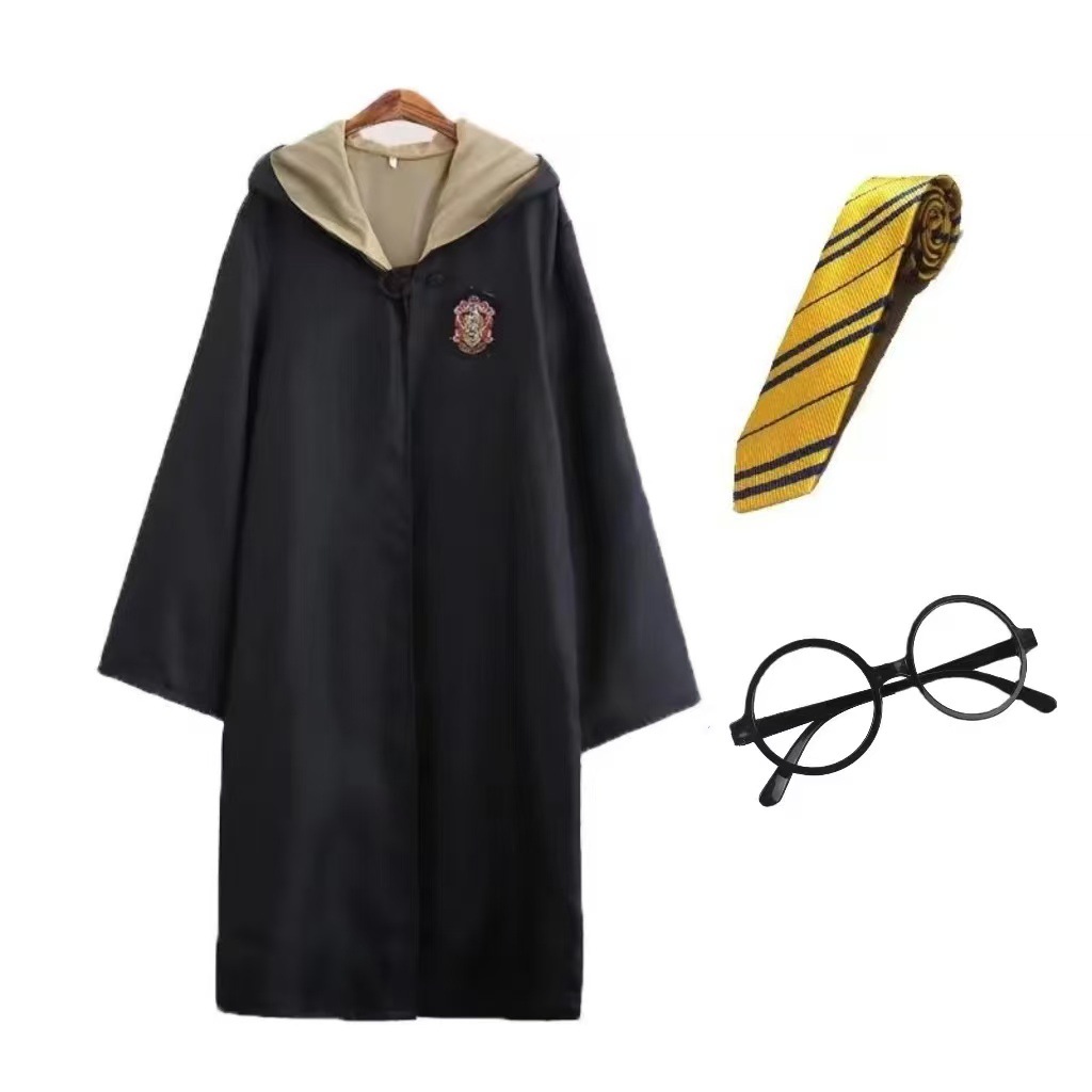 Túnica con Capucha Mágica para Cosplay de Poliéster para Halloween y Espectáculos