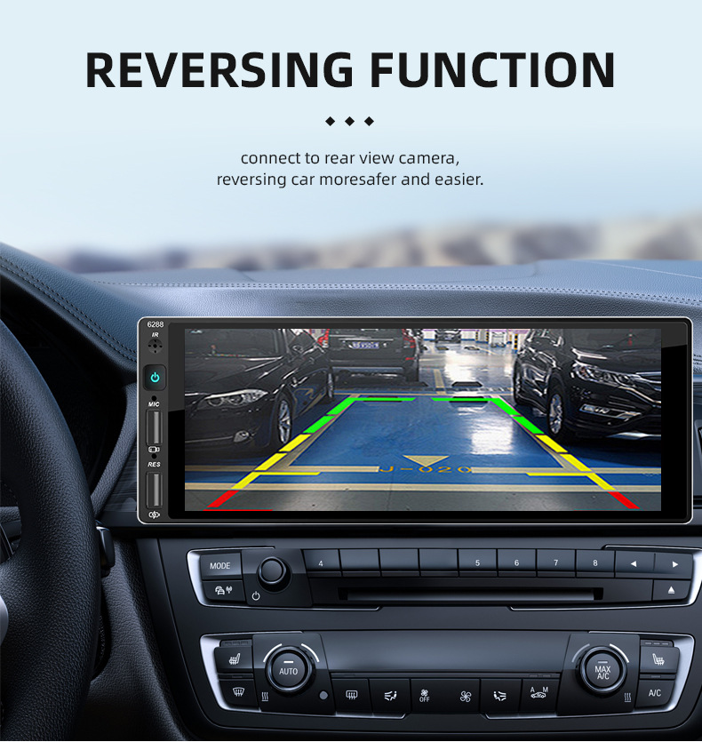 6.9inch Single-Din In-Car Mp5 Player with Navigation, Supports Carplay, Amap Navigation, High-Definition Central Control Large Screen