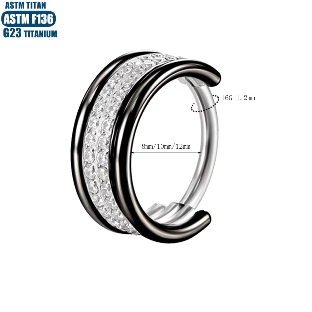 Silver pointed spike labret stud material detail