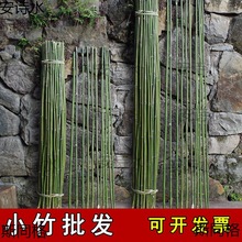 小竹子细竹竿旗杆菜园豆角搭架菜架竹竿爬藤牵引搭架 长1米2米3米