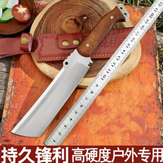 热销款野营直刀求生防身刀便携柴刀锋利刀具多功能水果刀户外刀