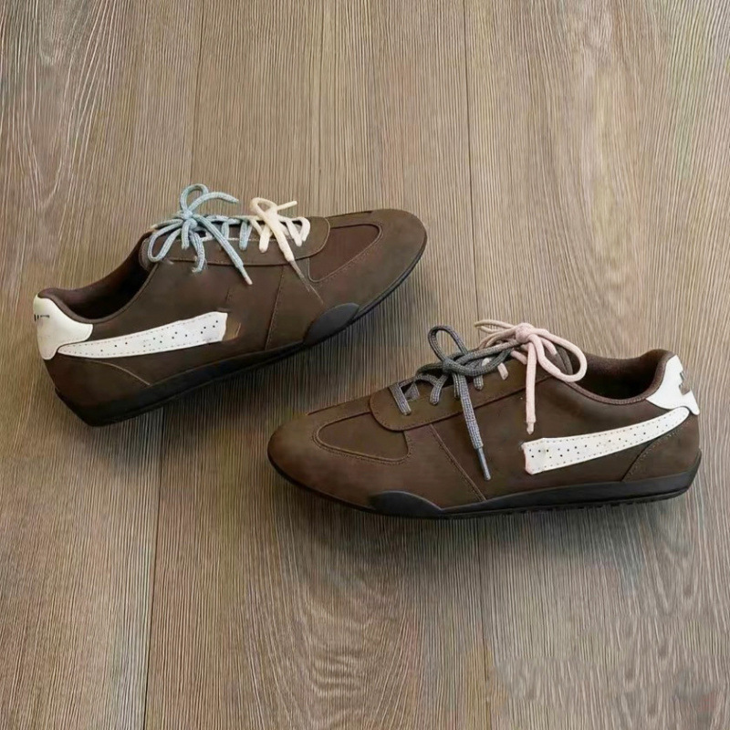 Pure original Sprint Sister thin-soled German training shoes, retro Korean-style racing shoes, women's ballet-style casual shoes Pure original Sprint Sister thin-soled German training shoes, retro Korean-style racing shoes, women's ballet-style casual shoes