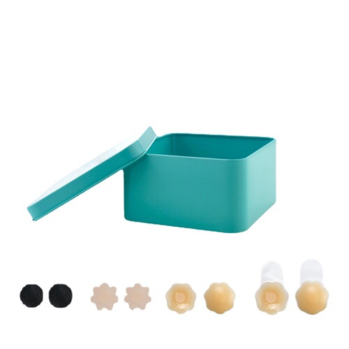 Silicone Bra Pouch Storage Bag, High-End Bra Box Braiding Cover, Women's Nipple Covers Dustproof Portable