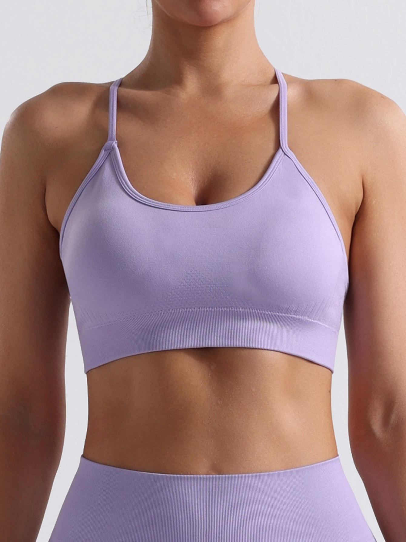 Europa y los Estados Unidos de la espalda hermosa deportiva yoga bra de alta resistencia a prueba de choque para mujeres se reúnen sujetas de entrenamiento entrenamiento ropa interior deportiva