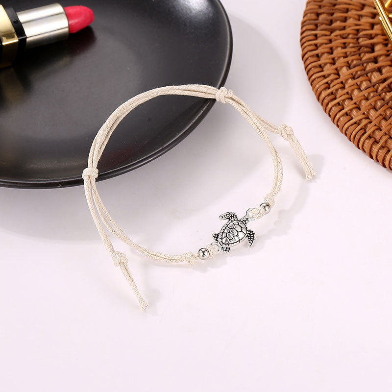 5g Weight Anklet Classification 1 Piece, 1 Set Quantity Holiday, Daily Occasion Alloy Material Turtle Pattern Unisex Gender Ethnic Style Style Wholesale Jewelry Ethnic Style Turtle Alloy Anklet 12
