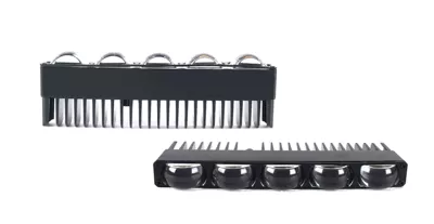 Led Motorcycle Spotlight Cross-Border, Motorcycle headlights, headlights - five-bead-grille-light