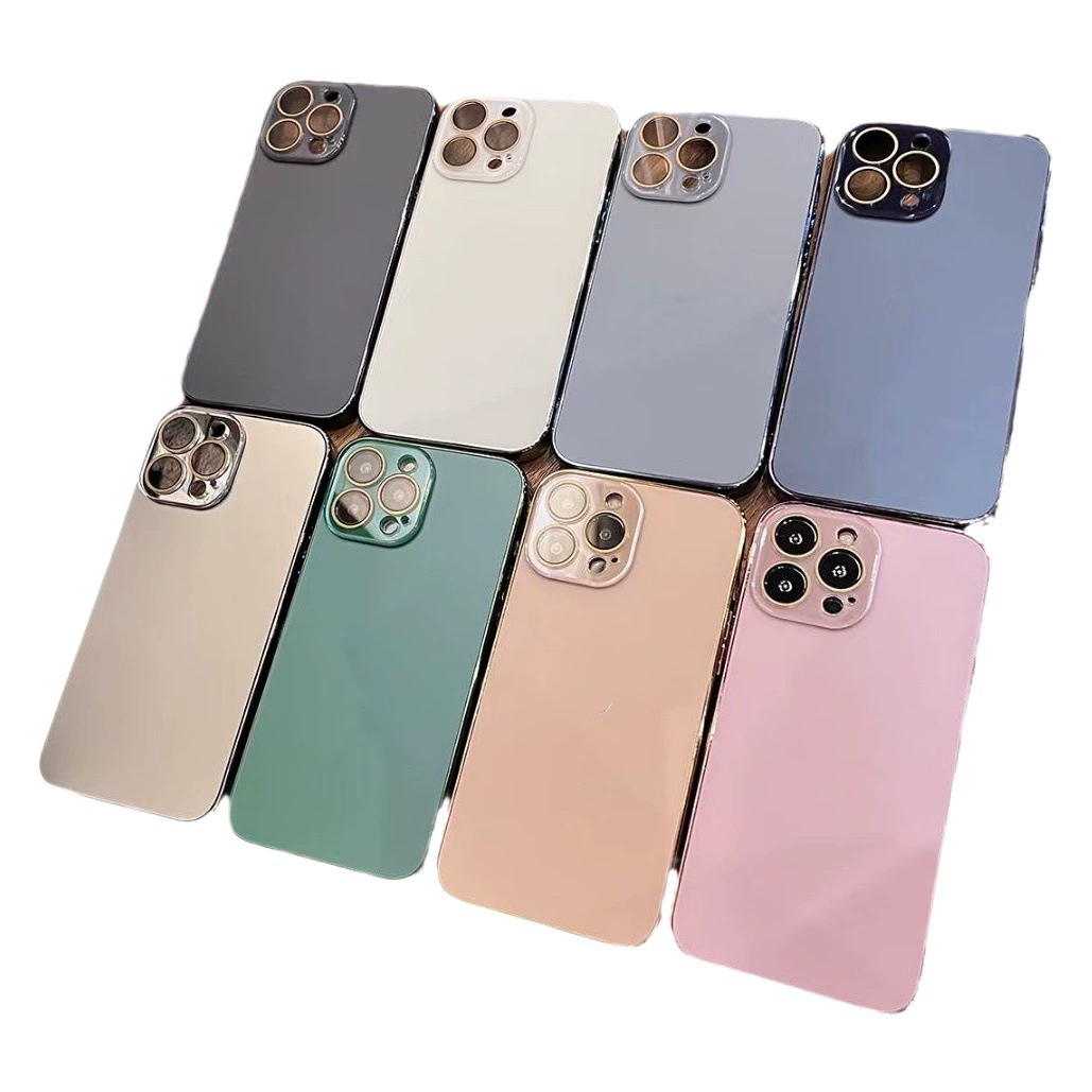 Чехол для iPhone 16AG с нанопленкой для объектива, чехол для Apple 15 Pro Max с гальваническим покрытием, оригинальный, матовый, 13, 12 комплектов