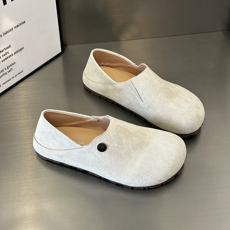 Весна 2025. Новая мода. Туфли Birkenstock. Универсальные лоферы. Женская обувь. Модные слипоны из натуральной кожи. Двусторонняя носка.