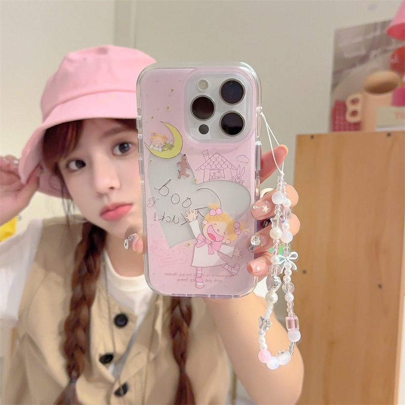 镂空爱心CoCo酱女孩适用iPhone17苹果16ProMax/15/14手机壳新款女|undefined