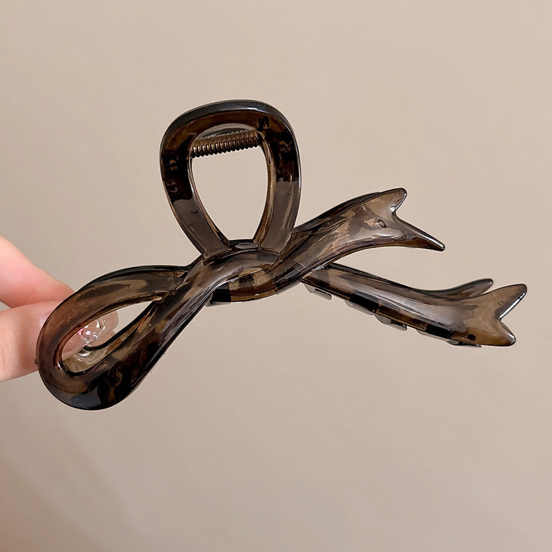 Diseño coreano de tiburón pinza de cabello agarrar tocado grande tarjeta de cabello de aire perezoso de alta calidad pinza de cabello agarrar mujeres