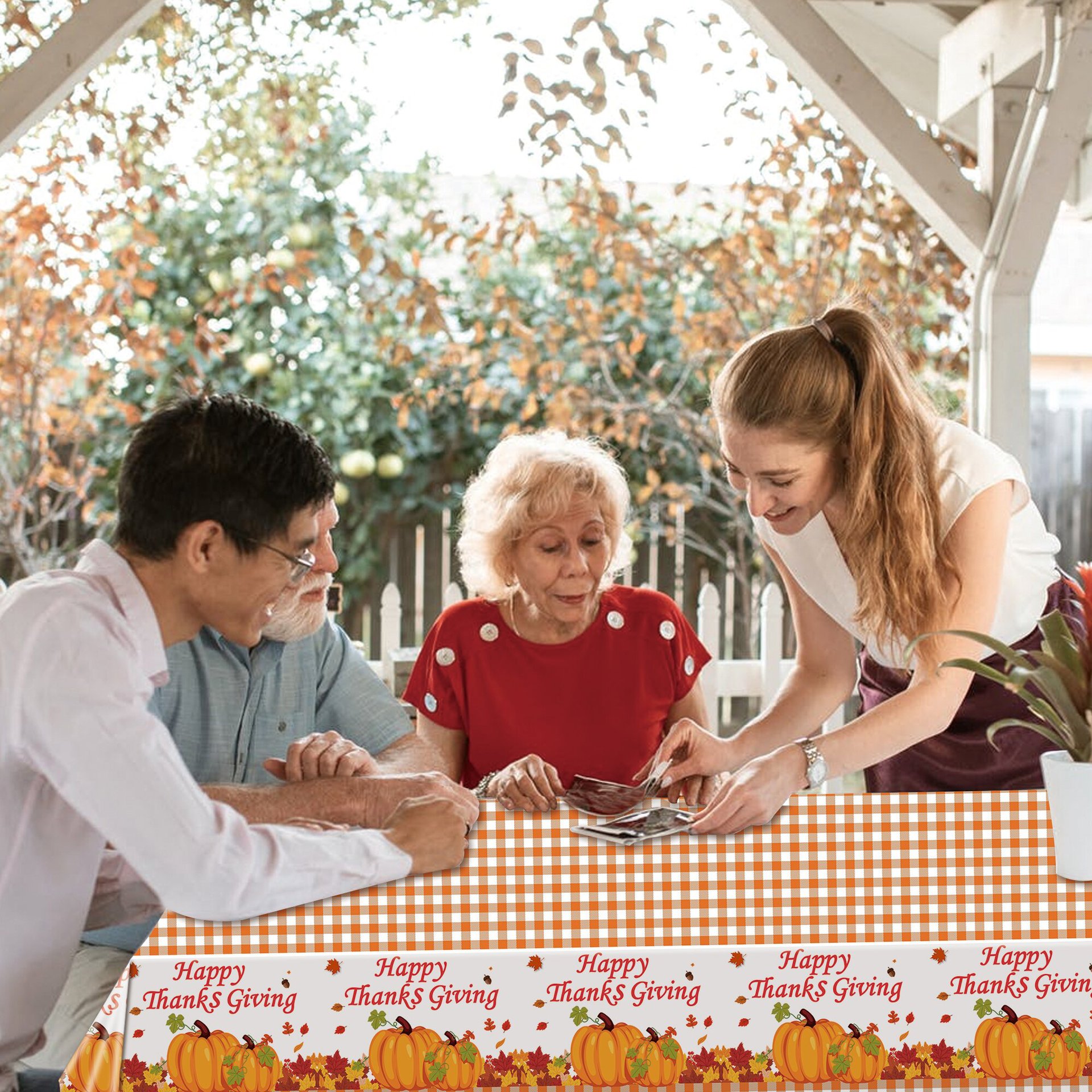 Thanksgiving Turkey Paper Party Tableware display picture 5