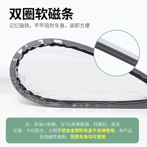Charging protective cover, soft magnetic adsorption portable cartoon waterproof cover, universal new energy vehicle charging gun rain cover