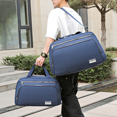 批發簡約商務旅行包辦公手提事務包男大容量單肩行李包短途旅行袋