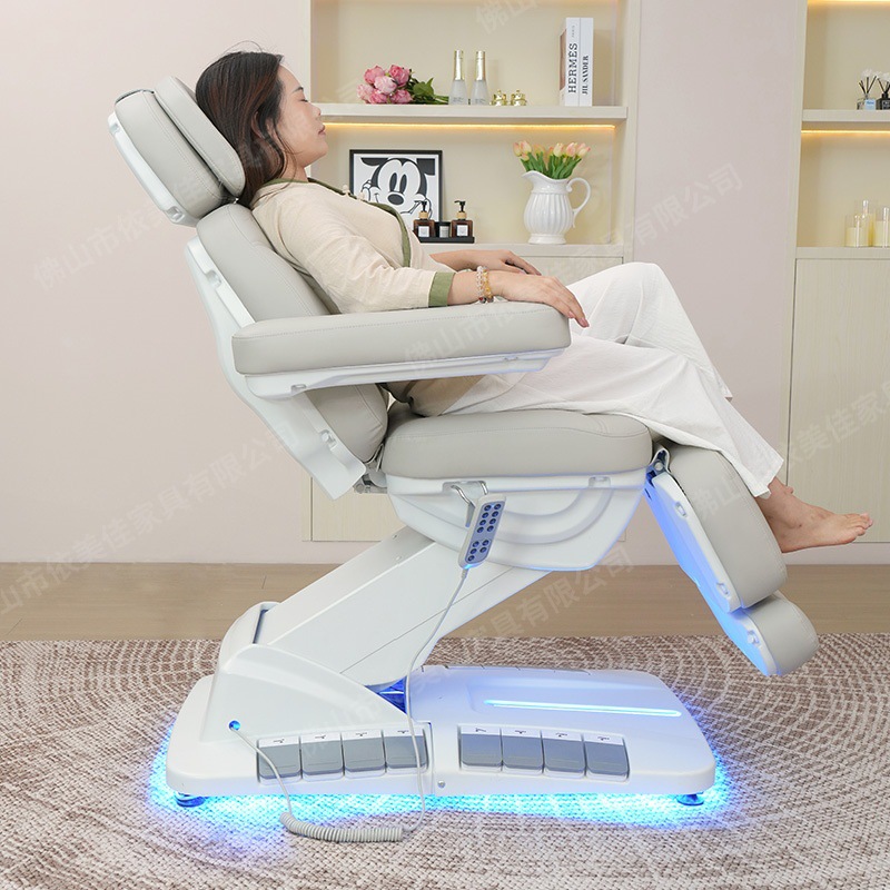 Cama de belleza eléctrica multifuncional Yimei Jia, cama especial para tatuajes de manicuras y belleza médica, cama de masaje de doble propósito