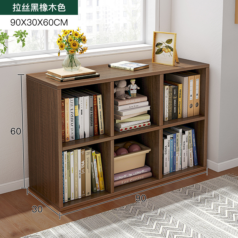 Estantería Estante de piso Estante de piso Estante de libro corto Dormitorio Combinación libre Gabinete de rejilla Ventana salediza Gabinete de almacenamiento de balcón Armario de almacenamiento