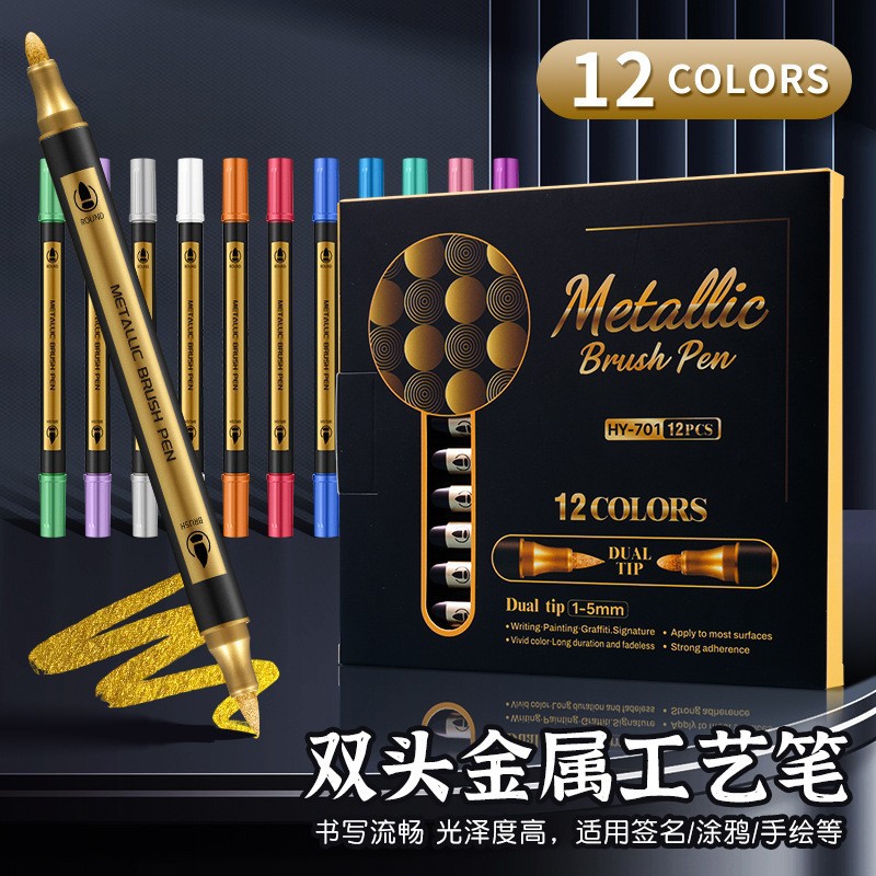 Nuevo tipo líquido directo de acrílico marcador de color plegable para estudiantes de jardín de infantes no tóxico pintado de arte marcador especial