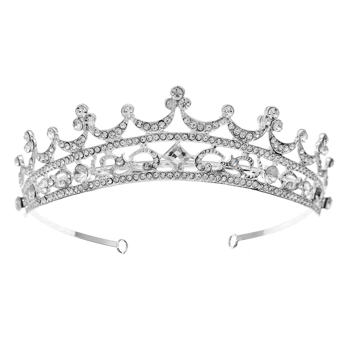 Retro Crown Alloy Diamond Crown display picture 7