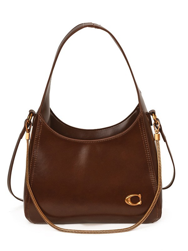 Bolsa de hombro Europa y América primavera y verano nuevo estilo perezoso bolso de brazo de viaje versátil de gran capacidad bolso de hombro de color sólido bolso de mujer