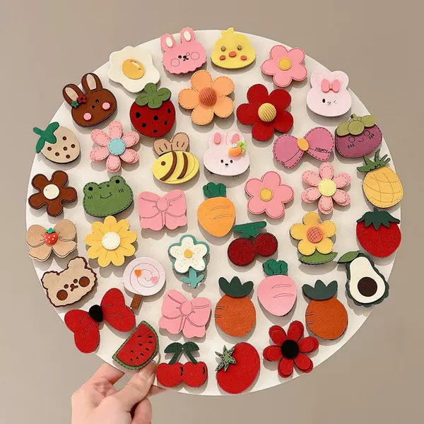 Baby Hair Magic Tape Forehead Bangs Hair Clip for Girls Cute Super Adorable Hairpin Hair Accessory