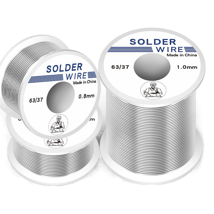Маленькая рулонная Оловянная проволока, электролитический припой, 0,8 мм, Оловянная проволока, содержащая сосновый сердечник, бытовой низкотемпературный припой без стирки 100 г/200 г