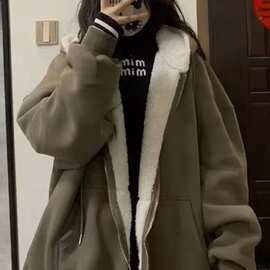 开衫卫衣外套女学生韩版宽松ins潮秋冬长袖连帽卫衣