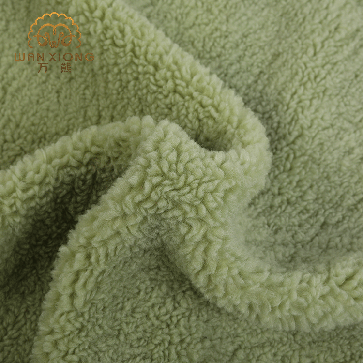 现货 400g全涤麦穗羊毛羊绒布面料时装大衣玩具休闲家居服面料