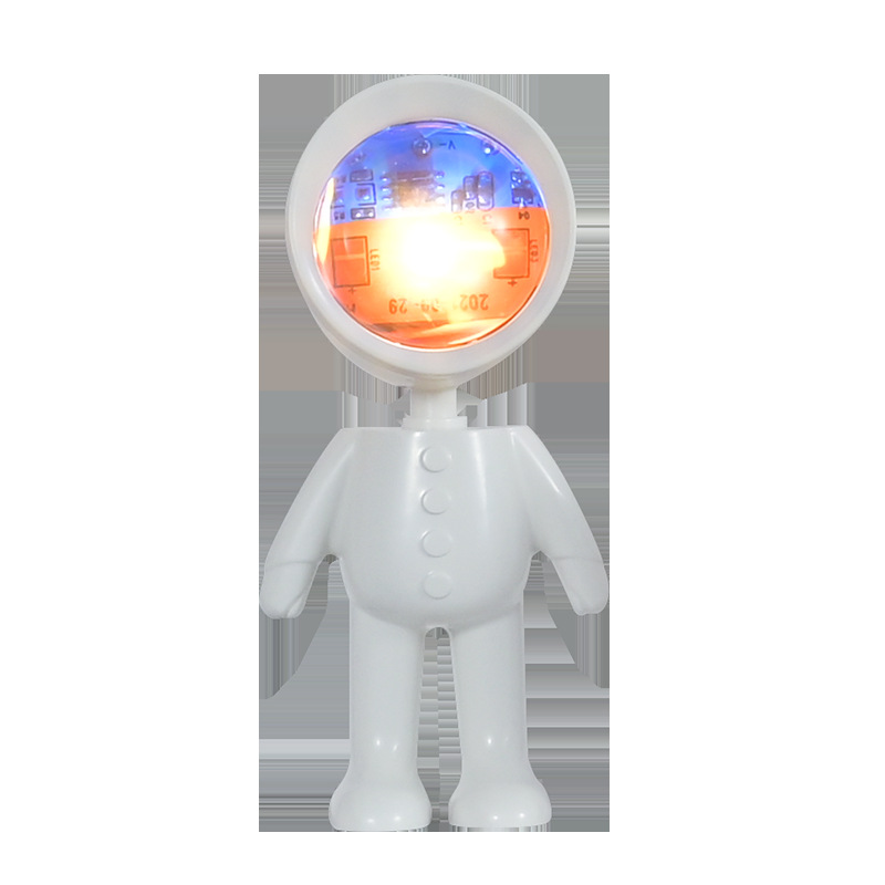 Puesta de sol luz atmósfera puesta de sol proyección luz Internet celebridad fotografía luz lindo robot noche luz regalo
