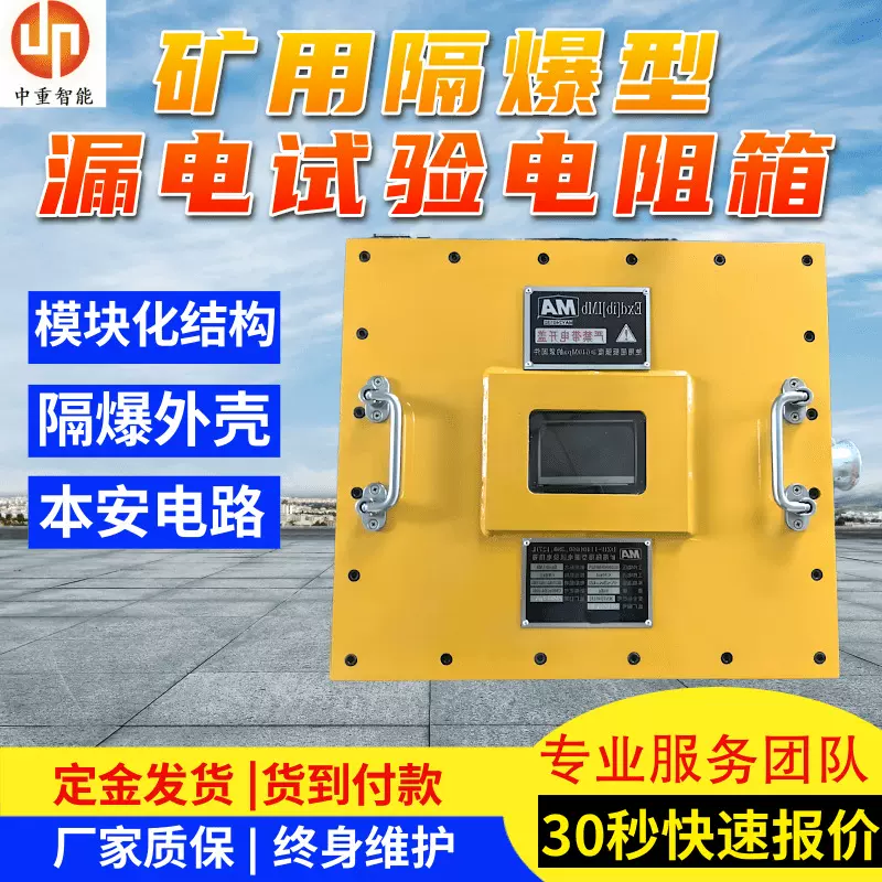 矿用隔爆型漏电试验电阻箱拆装方便 现货矿用漏电试验电阻箱