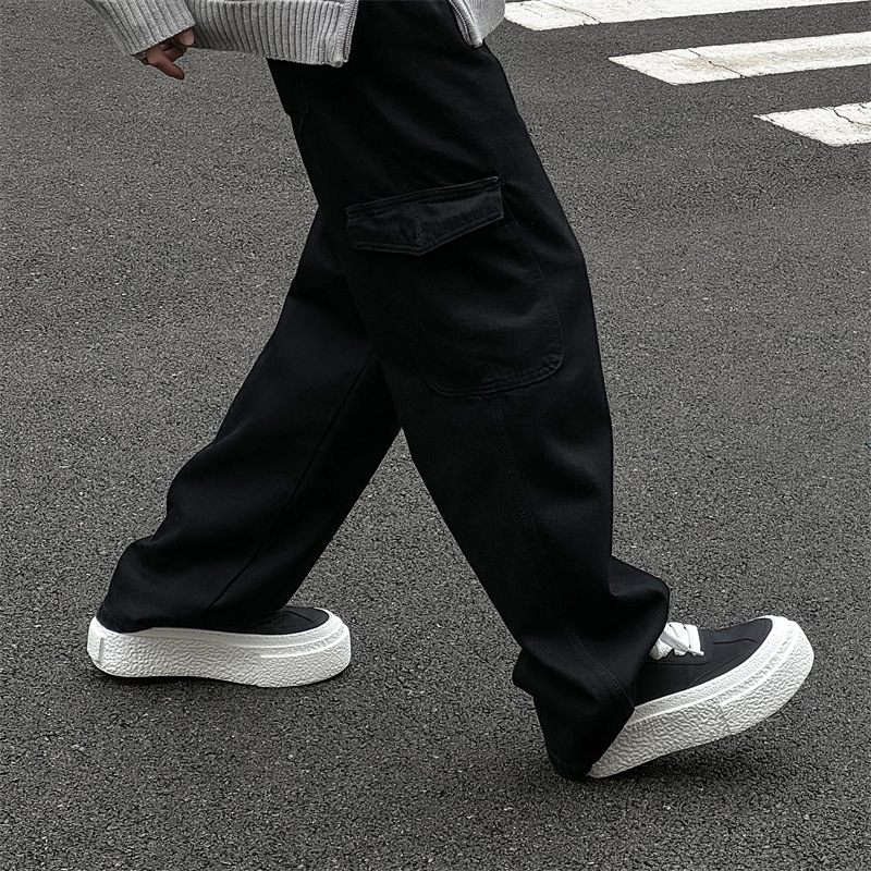 Couple's Platform Shoes with Thick Sole and High Platform Shoes All-match Canvas Breathable Casual Sneakers Light White Shoes 50557-W