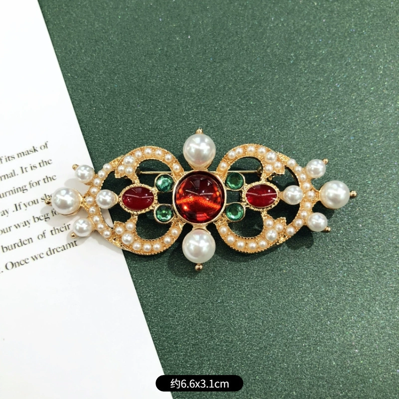 Ретро антикварная брошь, корона, булавка, аксессуар, оптовая