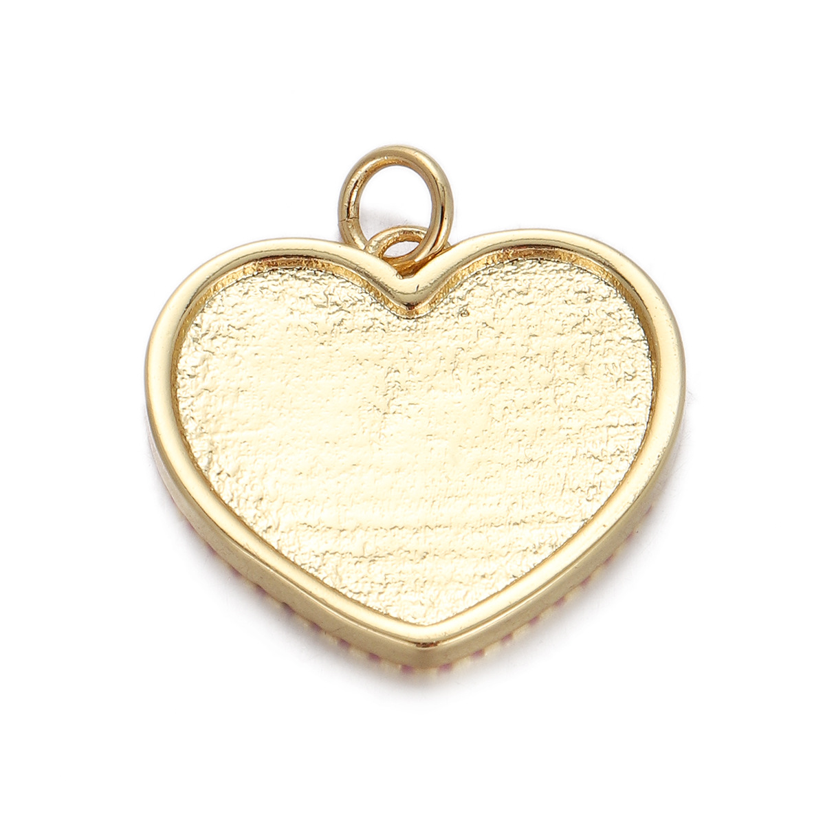 17g Weight Pendant Jewelry Making Type Gold Plated Plating Material Zircon Inlay Material 1 Piece Quantity Holiday, Daily Occasion Copper Material Letter, Heart Shape Pattern Women's Gender Enamel Design Simple Style Style 1 Piece Copper Zircon Gold Plated Letter Heart Shape Pendant 17
