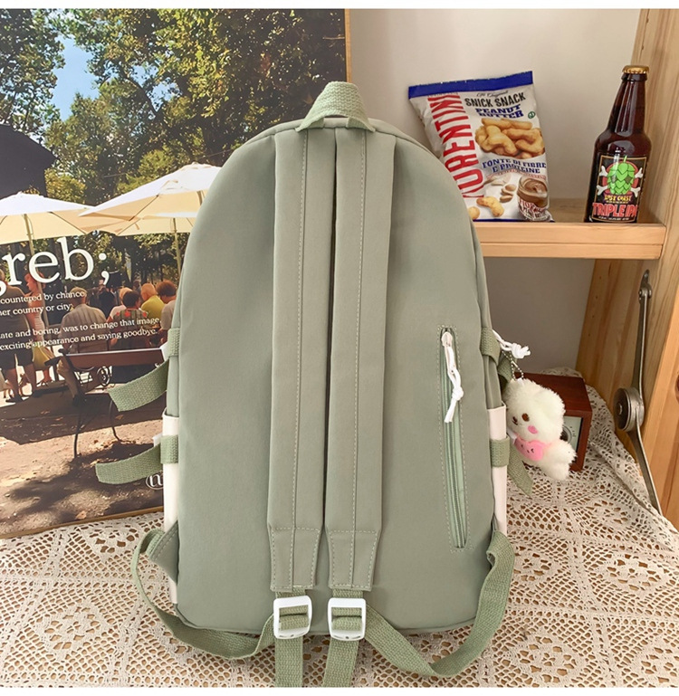 Kleiner und frischer Schulranzen für Damen für Schülerinnen der Mittelstufe, schönes Aussehen, geringes Gewicht_voghion.com