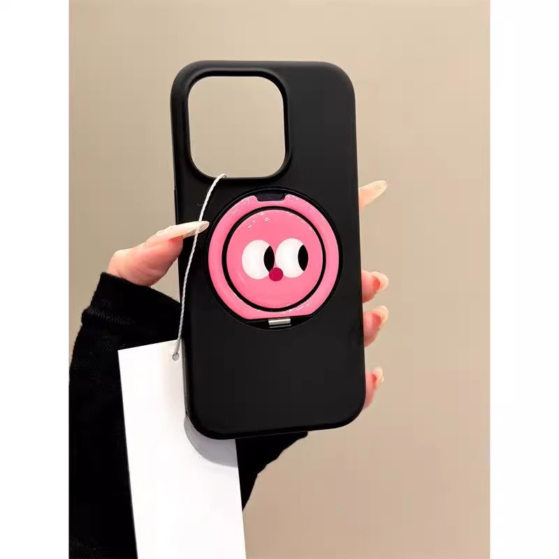 Smiley de color sólido simple soporte magnético para iphone15 Apple 16ProMax funda para teléfono móvil 13 nuevo estilo 14 mujer