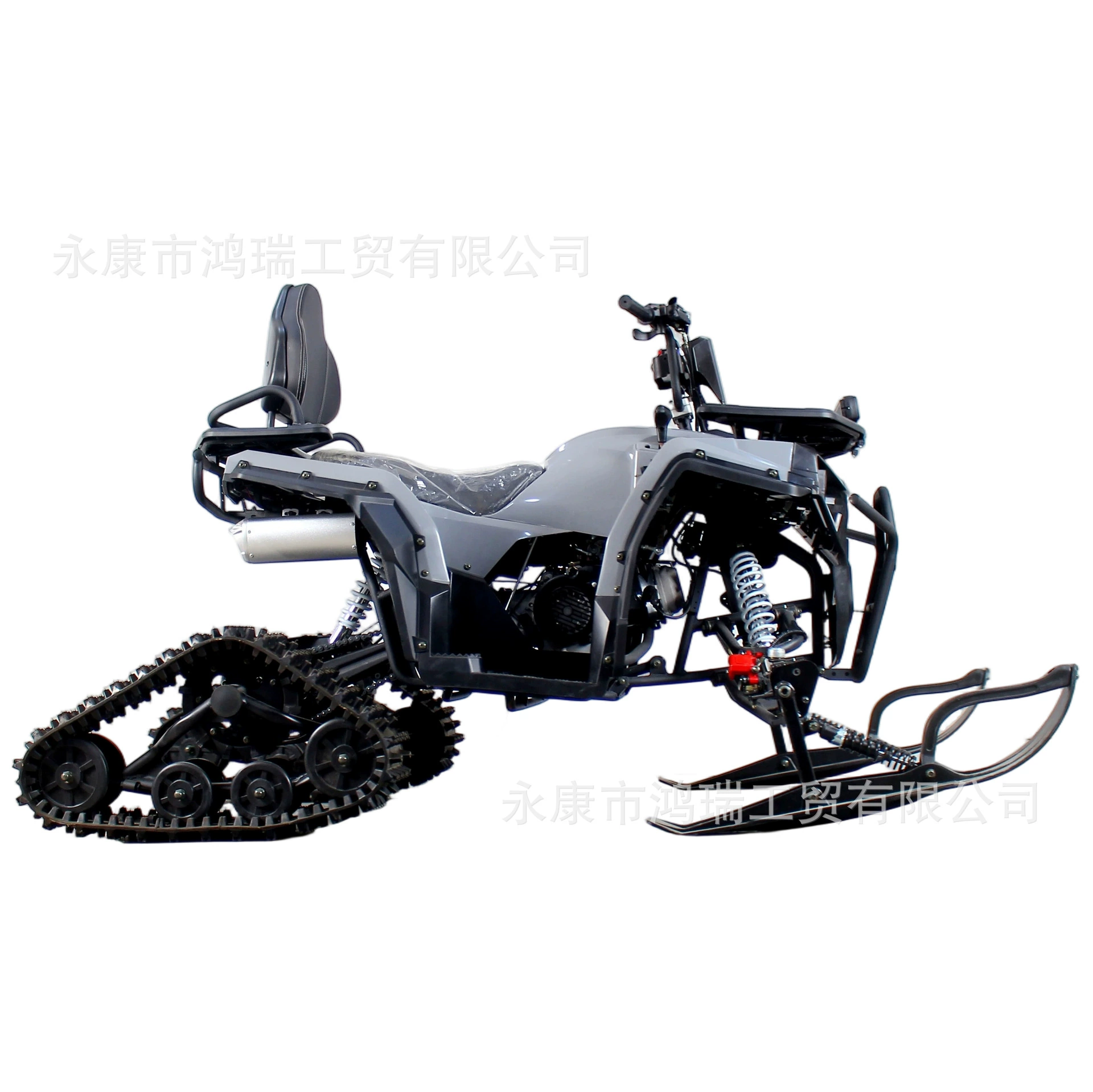 200CC квадроцикл/снегоход на гусеницах, четырёхколёсный внедорожник, бензиновый снегоход для взрослых