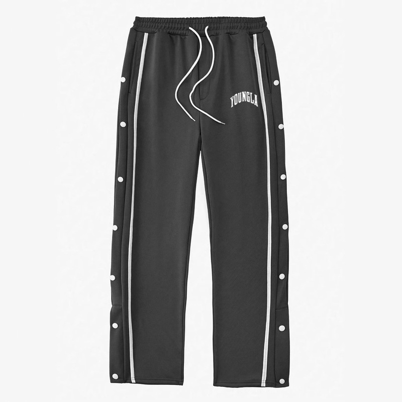 Youngla Men's Sports Pants New Buttoned Casual Pants Joggers Outdoor Running Basketball Training Pants