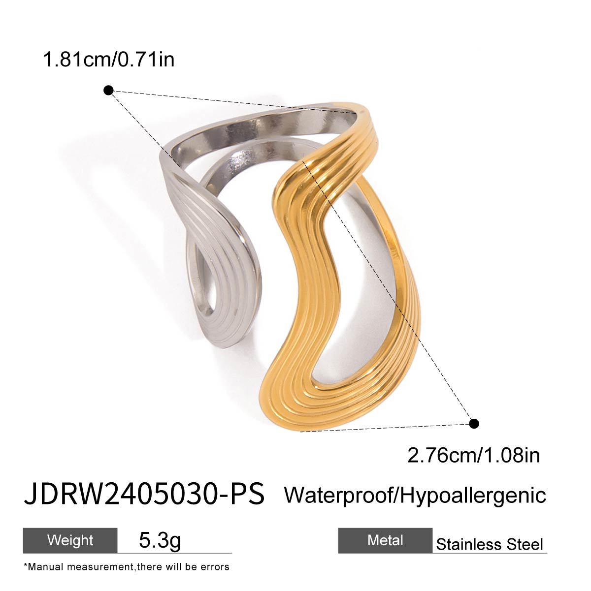Jieding anillo europeo y americano, acero de titanio, joyas que no se desvanece, lujo ligero, anillos de alta calidad, joyas de acero inoxidable, anillos transfronterizos
