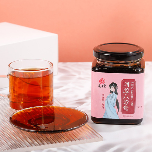 Ejiao Ba Zhen Gao Si Wu Tang Ba Zhen Tang Gao, female Longan Huang Jing Hong Tao Yu Ling Gao Zhi Huai Jiang Gao 300g